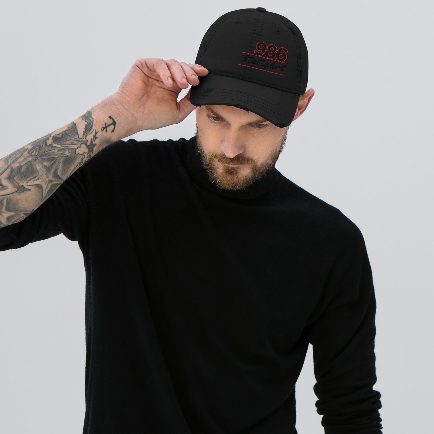 PORSCHE 986 BOXSTER CLASSIC Distressed Baseball Cap Hat