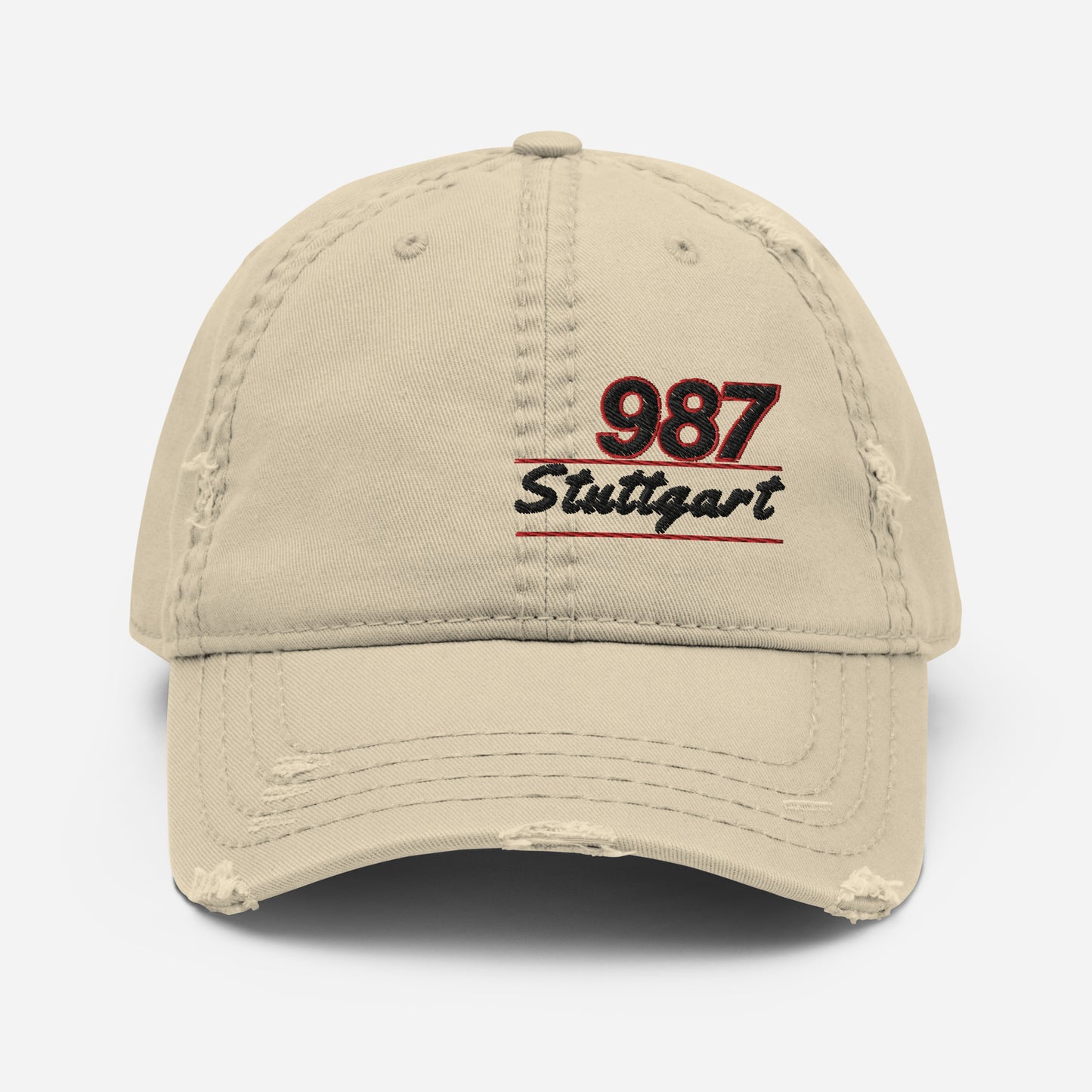 PORSCHE BOXSTER CAYMAN 987 HERITAGE DISTRESSED BASEBALL CAP HAT