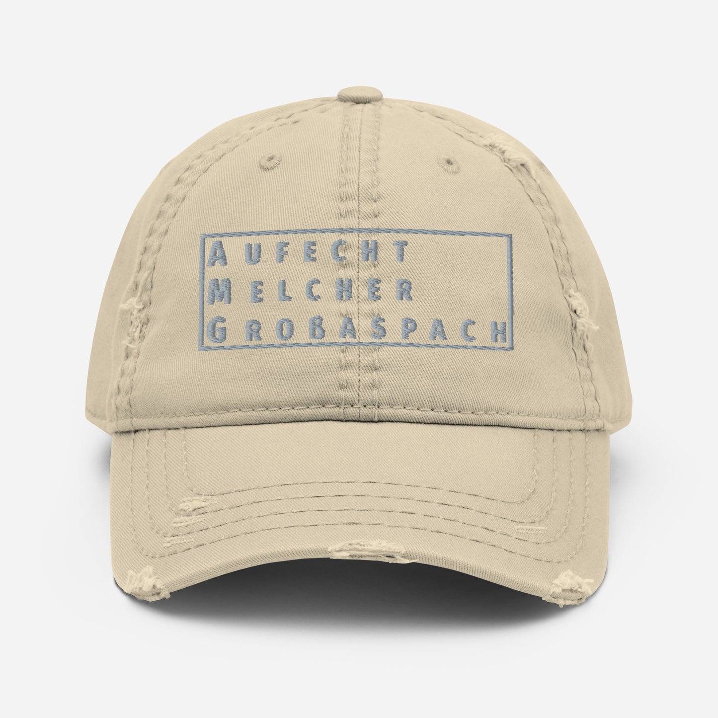 MERCEDES AMG AUFECHT DISTRESSED BASEBALL CAP HAT