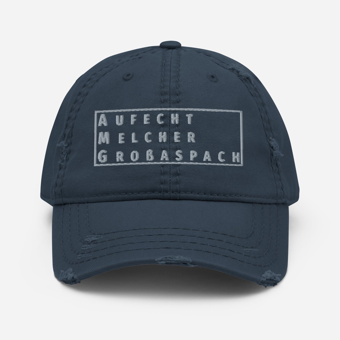 MERCEDES AMG AUFECHT DISTRESSED BASEBALL CAP HAT