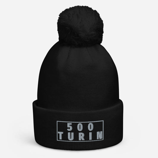 FIAT 500 TURIN Pom Pom Beanie Hat