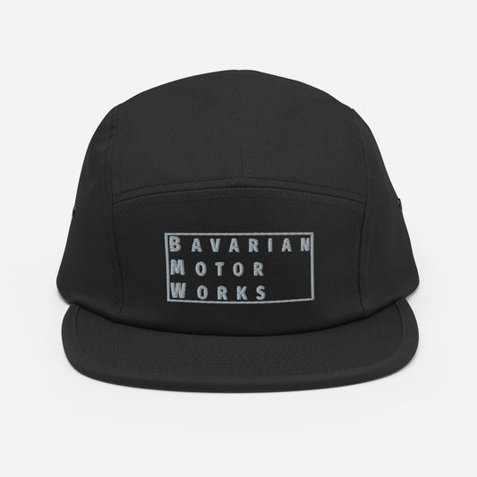 BMW BAVARIAN MOTOR WORKS FIVE PANEL CAP HAT