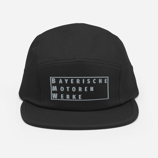 BMW BAYERISCHE MOTOREN WERKE FIVE PANEL CAP HAT