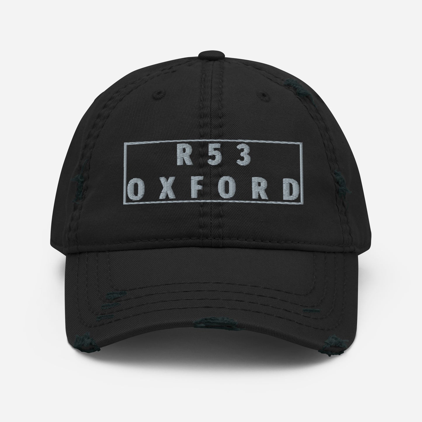 MINI R53 OXFORD DISTRESSED BASEBALL CAP HAT