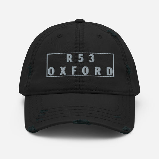 MINI R53 OXFORD DISTRESSED BASEBALL CAP HAT