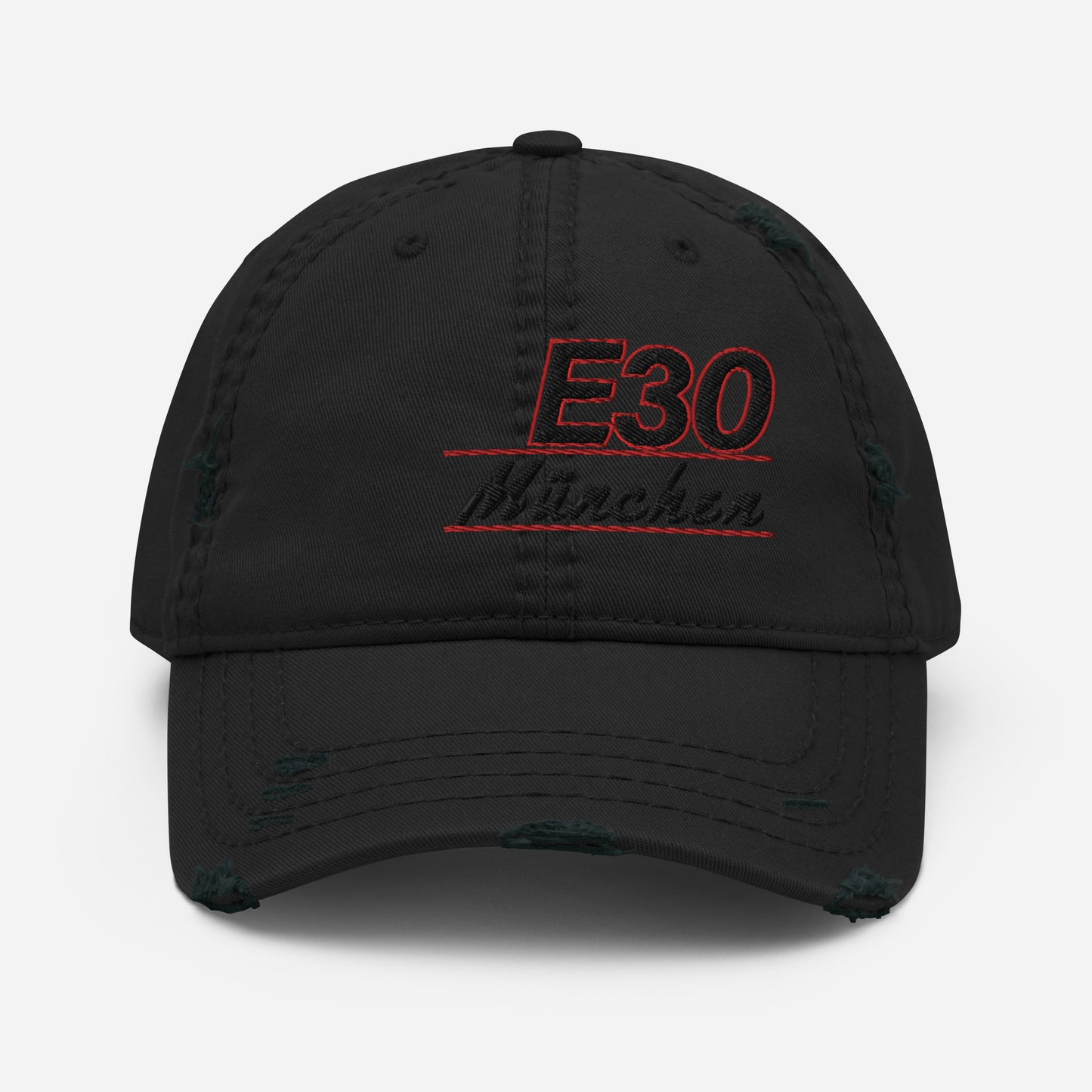 BMW E30 CLASSIC MUNCHEN DISTRESSED BASEBALL CAP HAT