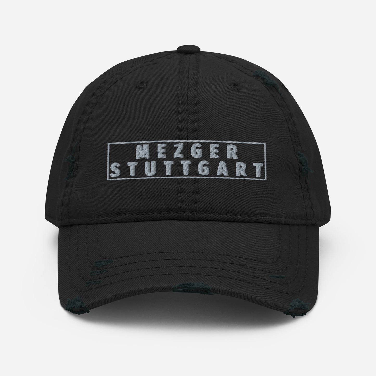 PORSCHE MEZGER STUTTGART Distressed Baseball Cap Hat