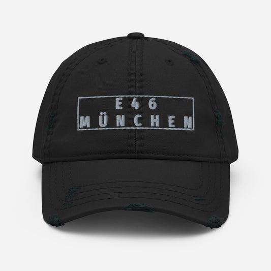 BMW E46 MUNCHEN Distressed Baseball Cap Hat