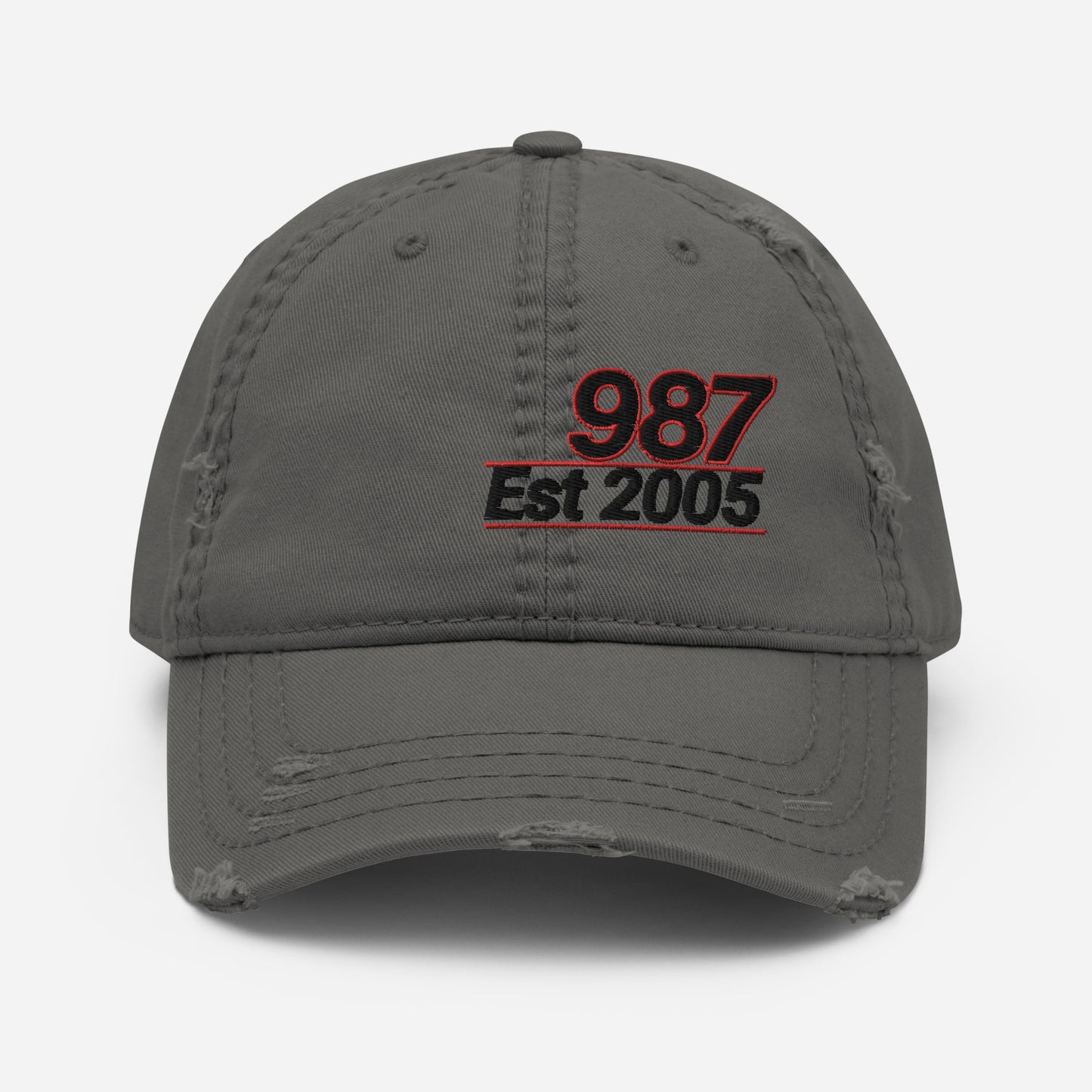 PORSCHE BOXSTER CAYMAN 987 2005 DISTRESSED BASEBALL HAT CAP