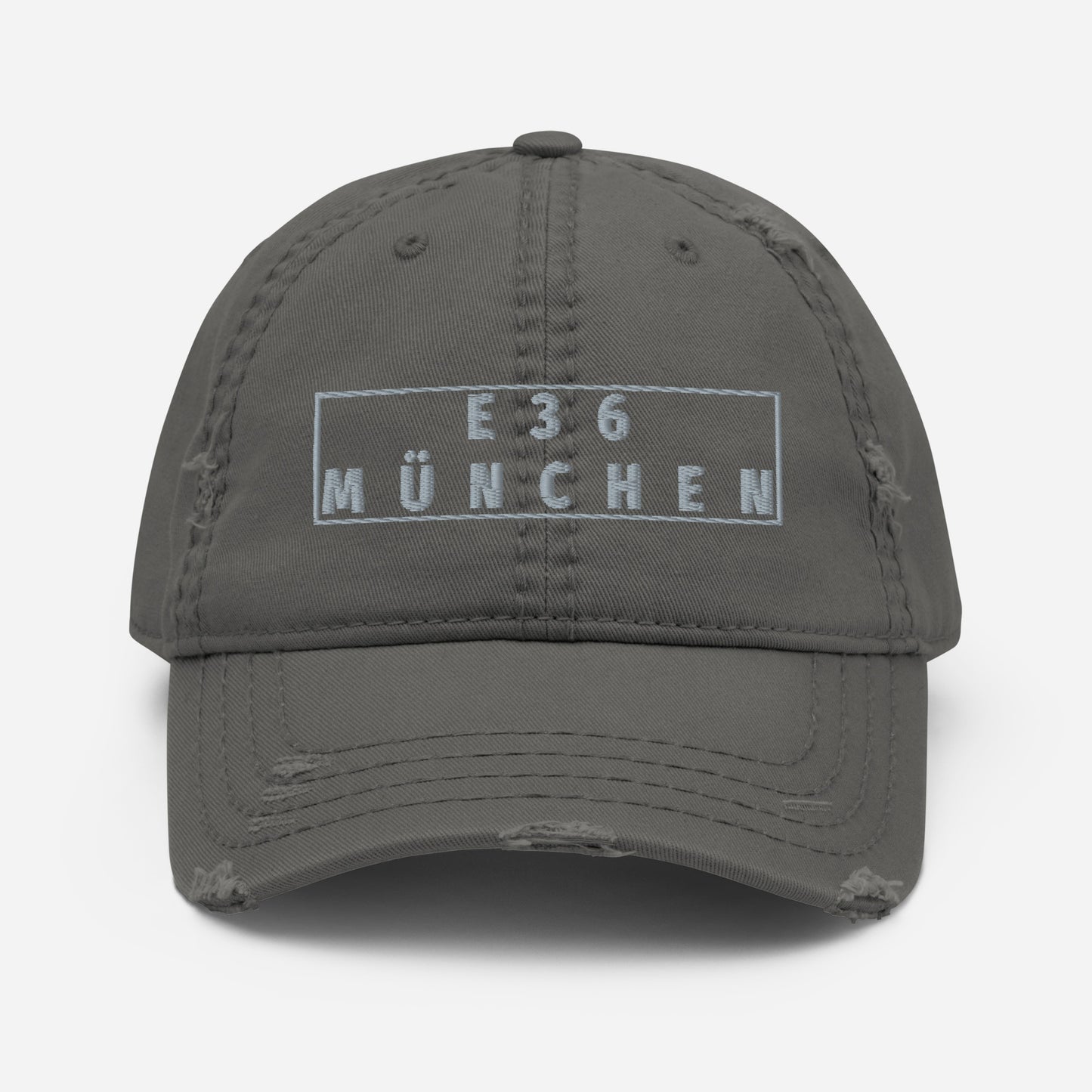 BMW E36 MUNCHEN DISTRESSED BASEBALL CAP HAT