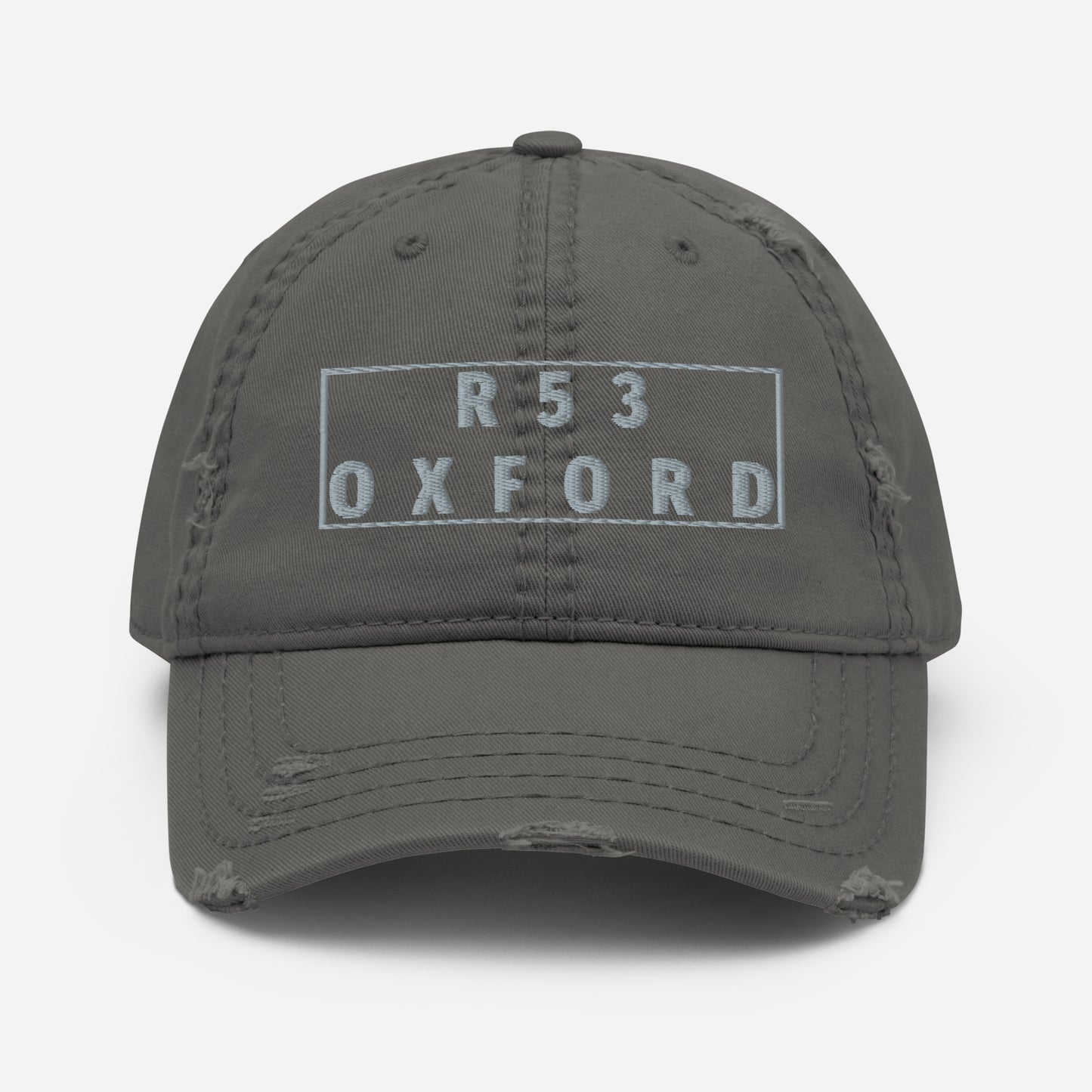 MINI R53 OXFORD DISTRESSED BASEBALL CAP HAT