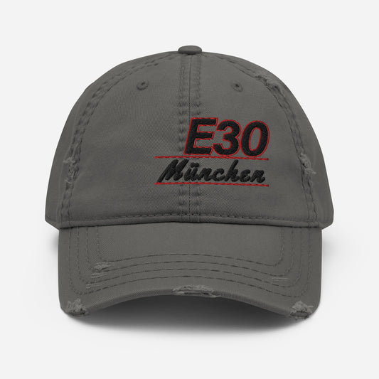 BMW E30 CLASSIC MUNCHEN DISTRESSED BASEBALL CAP HAT