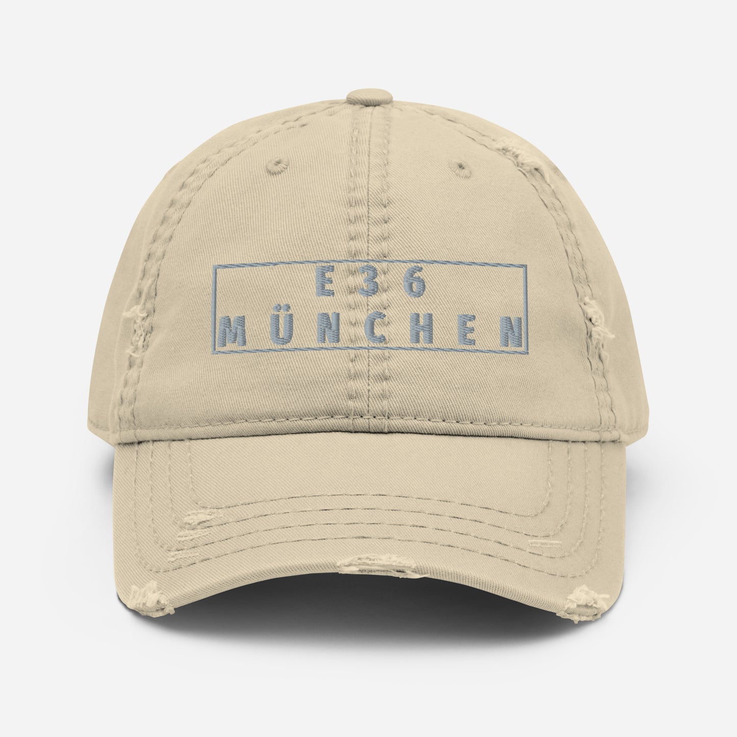 BMW E36 MUNCHEN DISTRESSED BASEBALL CAP HAT