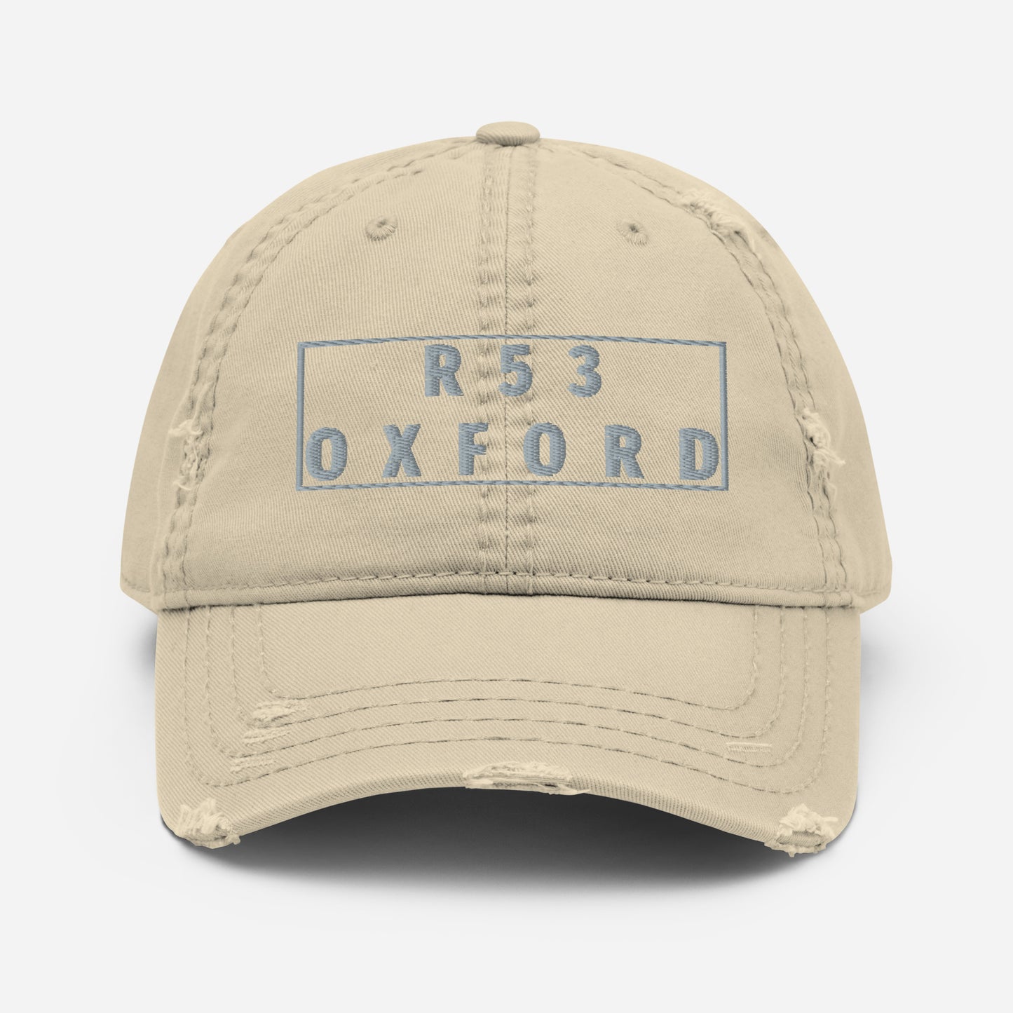 MINI R53 OXFORD DISTRESSED BASEBALL CAP HAT