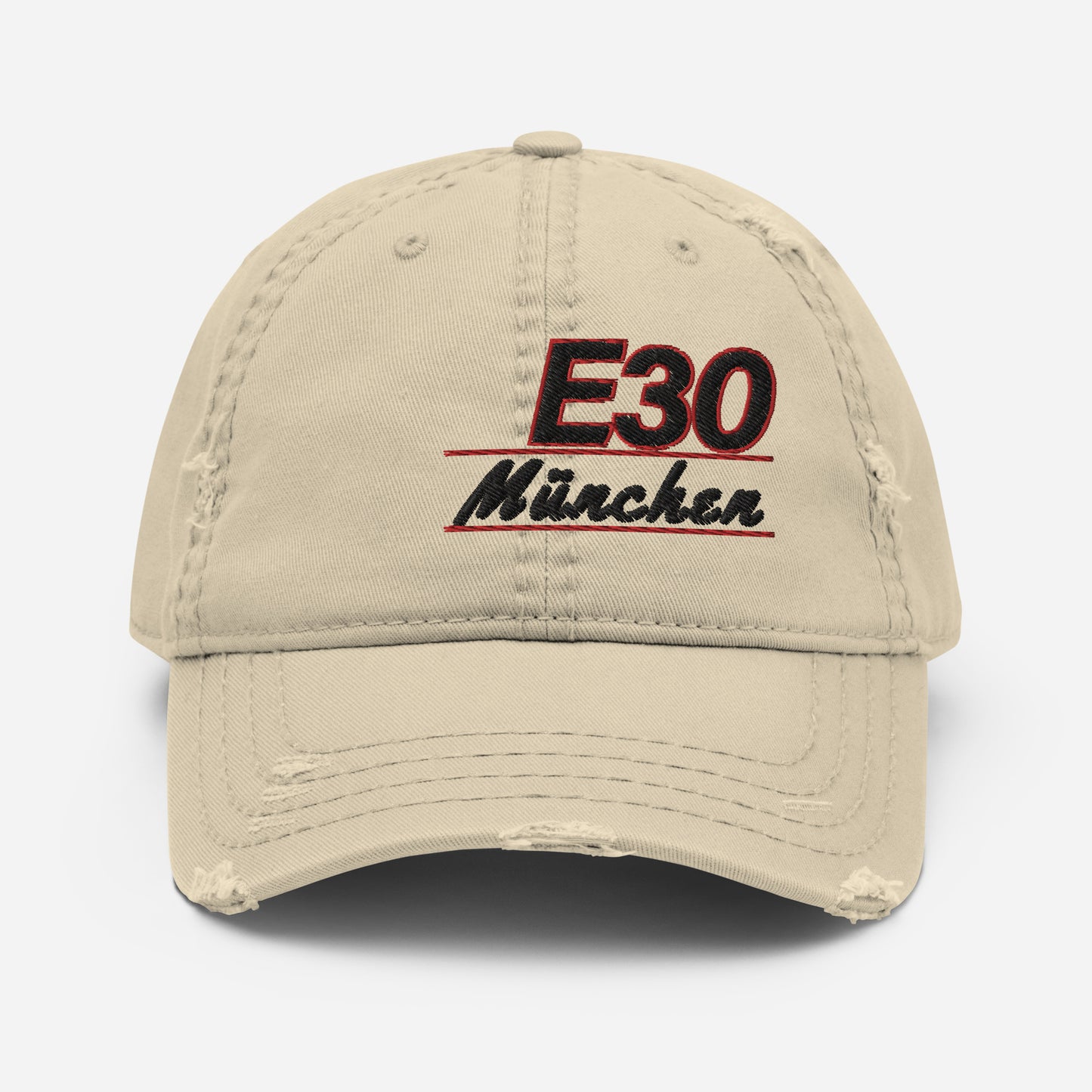 BMW E30 CLASSIC MUNCHEN DISTRESSED BASEBALL CAP HAT