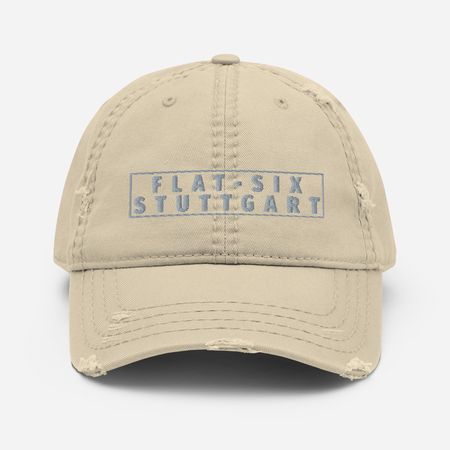 PORSCHE FLAT SIX Stuttgart Distressed Dad Hat