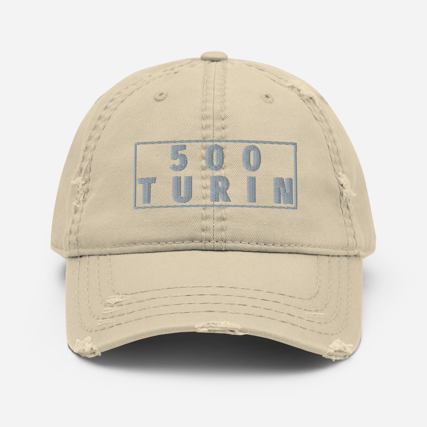 FIAT 500 TURIN Distressed Baseball Cap Hat