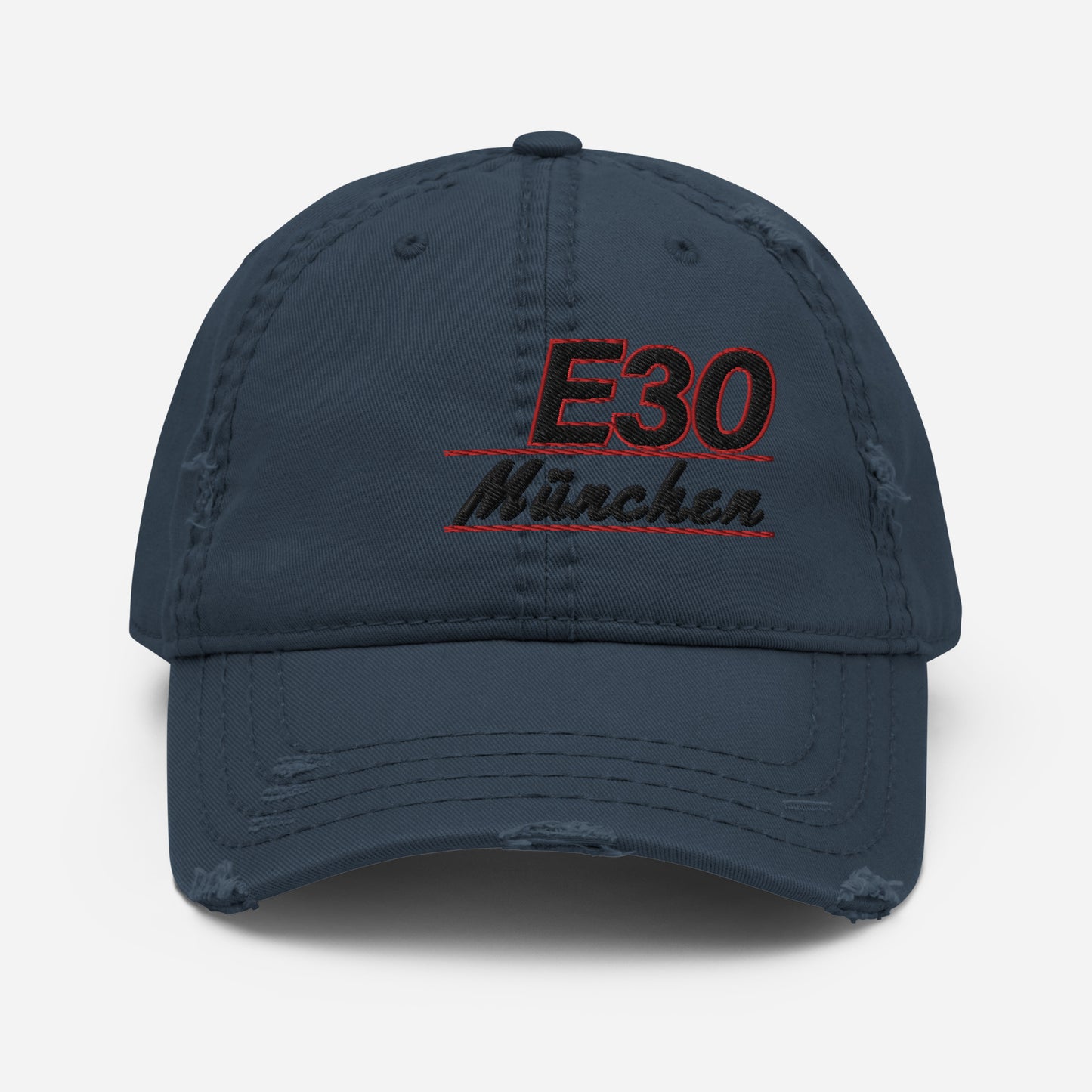 BMW E30 CLASSIC MUNCHEN DISTRESSED BASEBALL CAP HAT