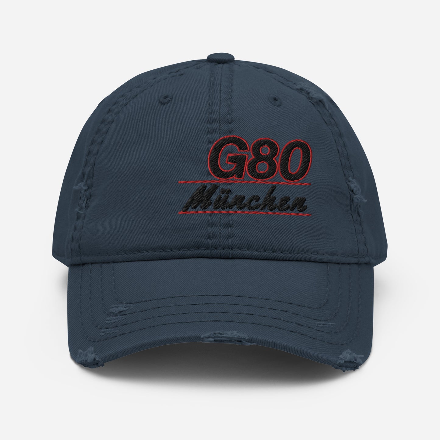 BMW G80 CLASSIC MUNCHEN DISTRESSED BASEBALL CAP HAT