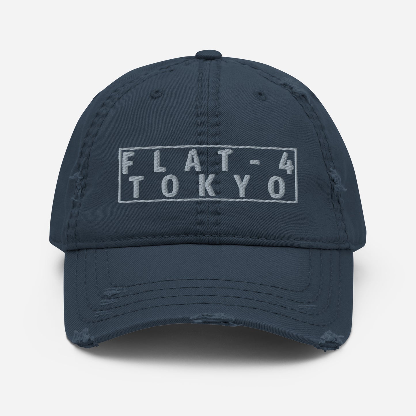 SUBARU FLAT 4 TOKYO DISTRESSED BASEBALL CAP HAT
