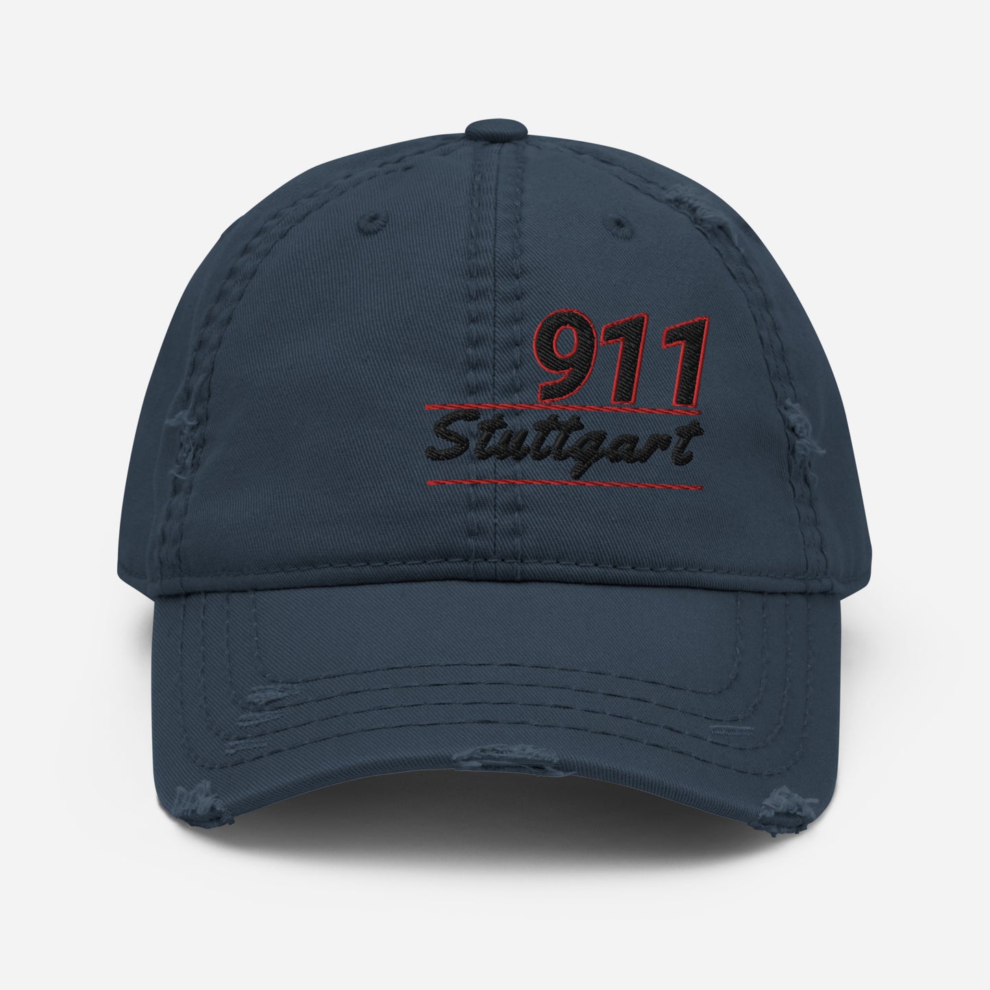 PORSCHE 911 STUTTGART Classic Distressed Baseball Cap Hat