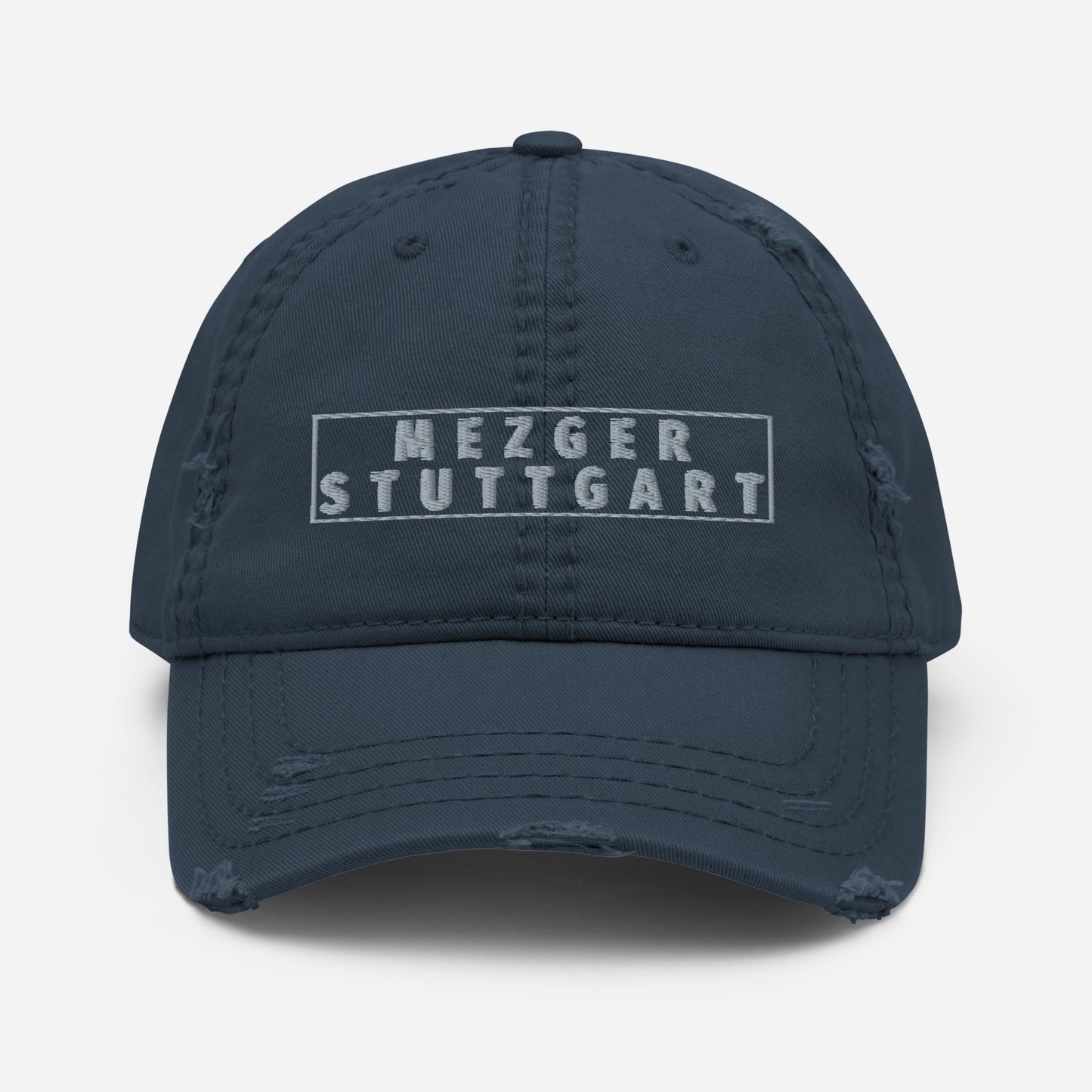 PORSCHE MEZGER STUTTGART Distressed Baseball Cap Hat