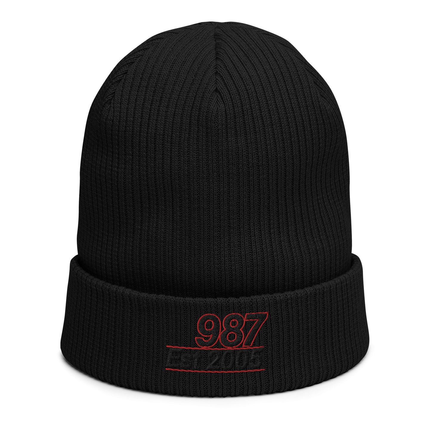 PORSCHE BOXSTER CAYMAN 987 2005 RIBBED BEANIE HAT ORGANIC