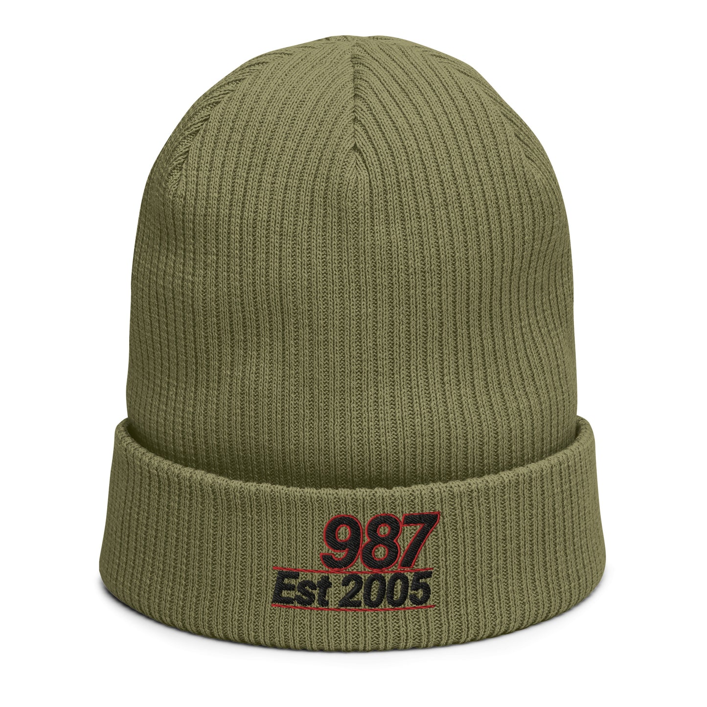 PORSCHE BOXSTER CAYMAN 987 2005 RIBBED BEANIE HAT ORGANIC