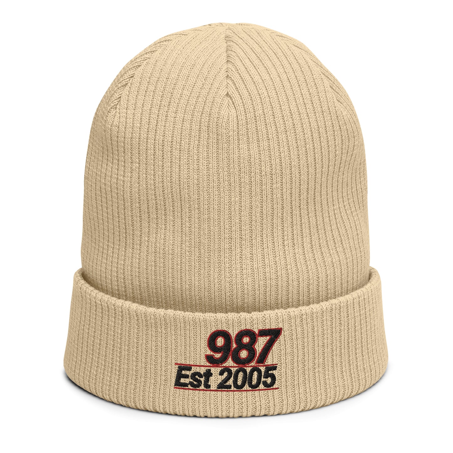 PORSCHE BOXSTER CAYMAN 987 2005 RIBBED BEANIE HAT ORGANIC