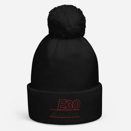 BMW E30 CLASSIC MUNCHEN POM POM BEANIE HAT