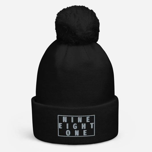 PORSCHE 981 NINE EIGHT ONE Pom Pom Beanie Hat