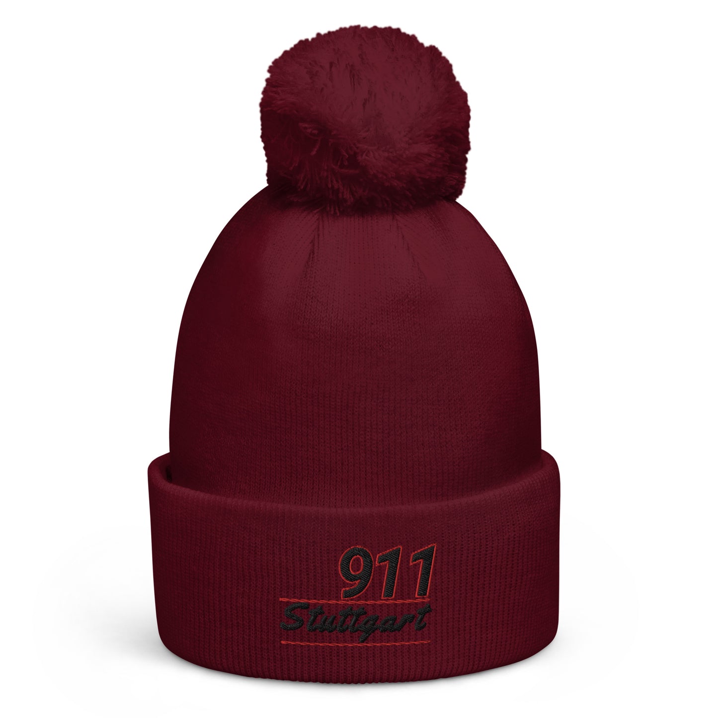 PORSCHE 911 Stuttgart Classic Pom Pom Beanie Hat