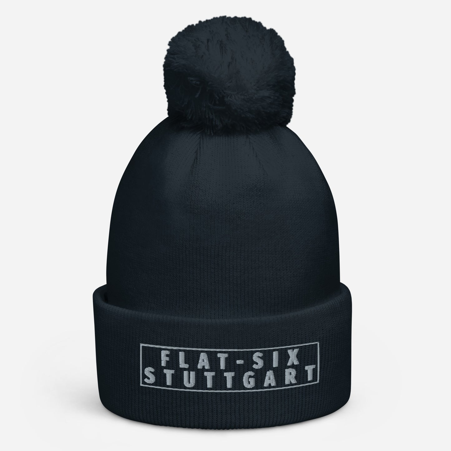 PORSCHE FLAT SIX Stuttgart Pom Pom Beanie Hat