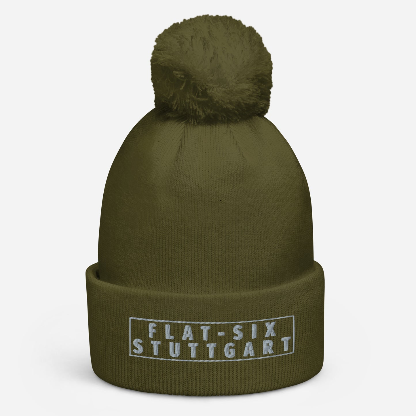 PORSCHE FLAT SIX Stuttgart Pom Pom Beanie Hat