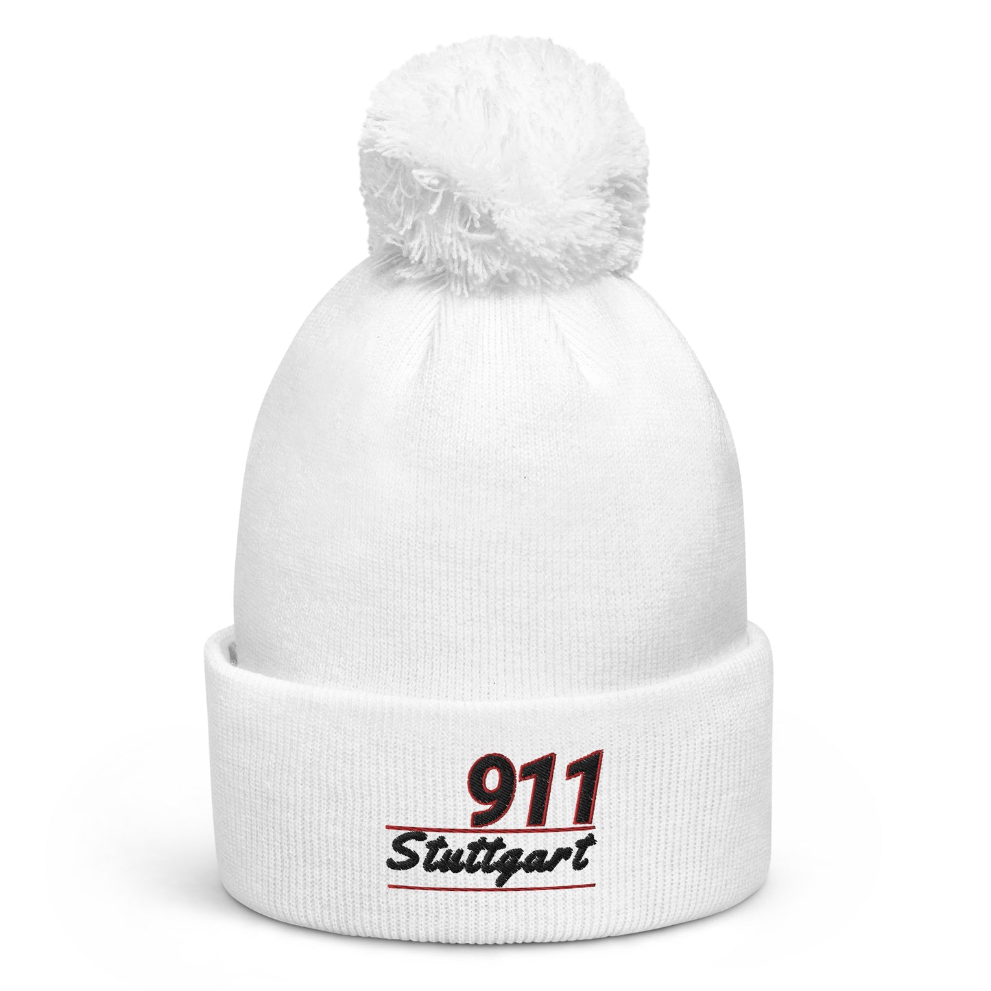 PORSCHE 911 Stuttgart Classic Pom Pom Beanie Hat