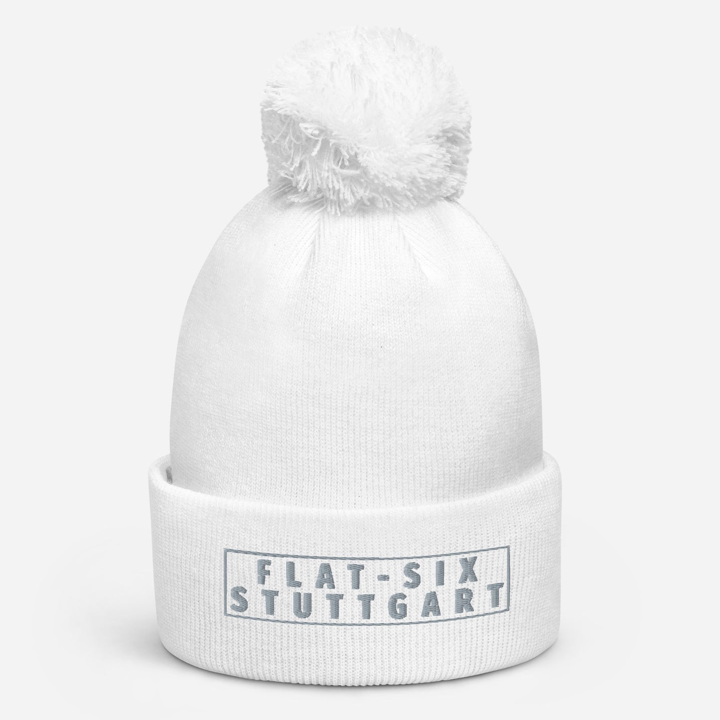 PORSCHE FLAT SIX Stuttgart Pom Pom Beanie Hat