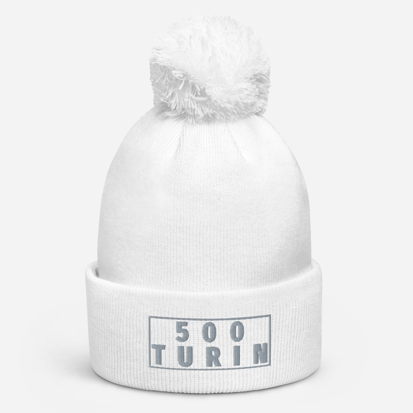 FIAT 500 TURIN Pom Pom Beanie Hat